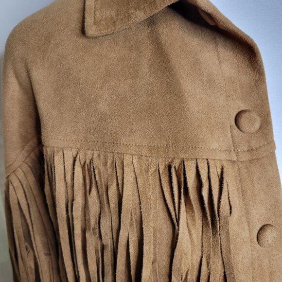 Vintage Fringe Suede Jacket - Picture 10 of 12